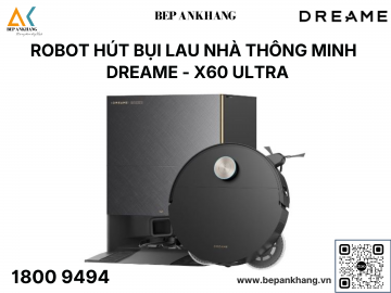 Máy robot hút bụi thông minh Dreame X60 Ultra ( Trắng / Đen )